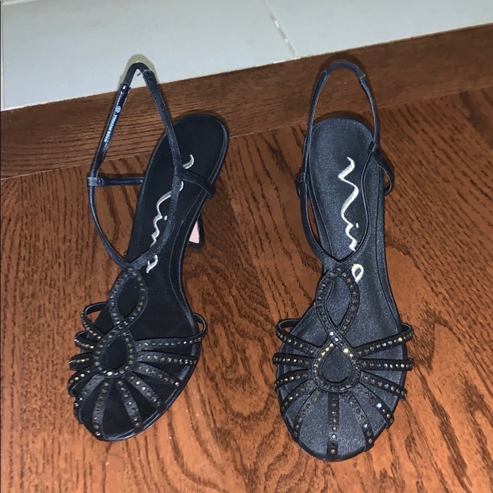 black heels